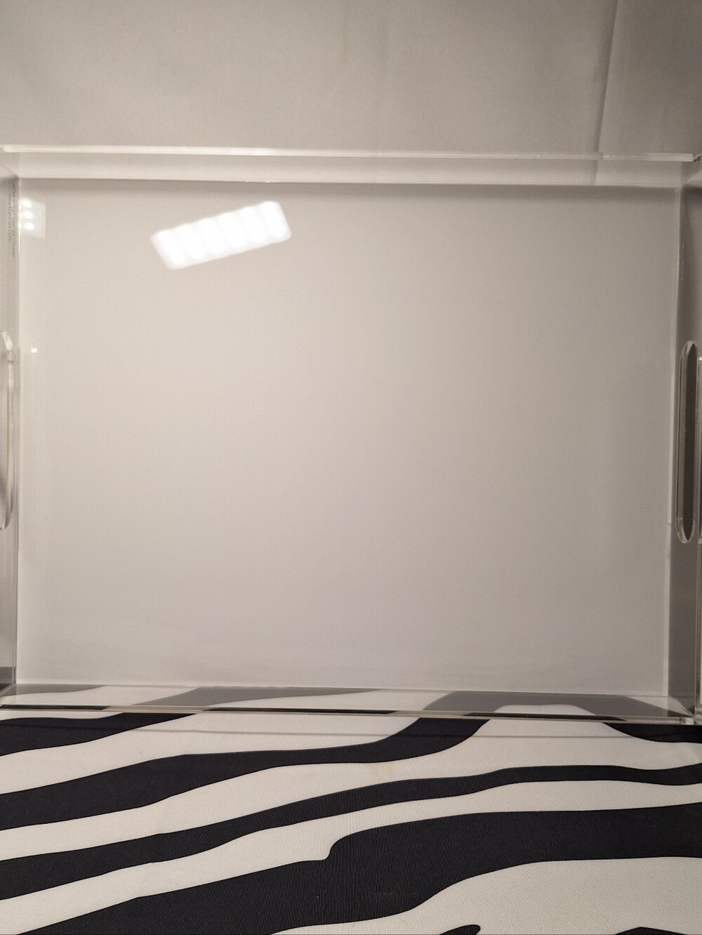 NEW Society6 Acrylic Tray, White Base, 15.5 × 12 Inches